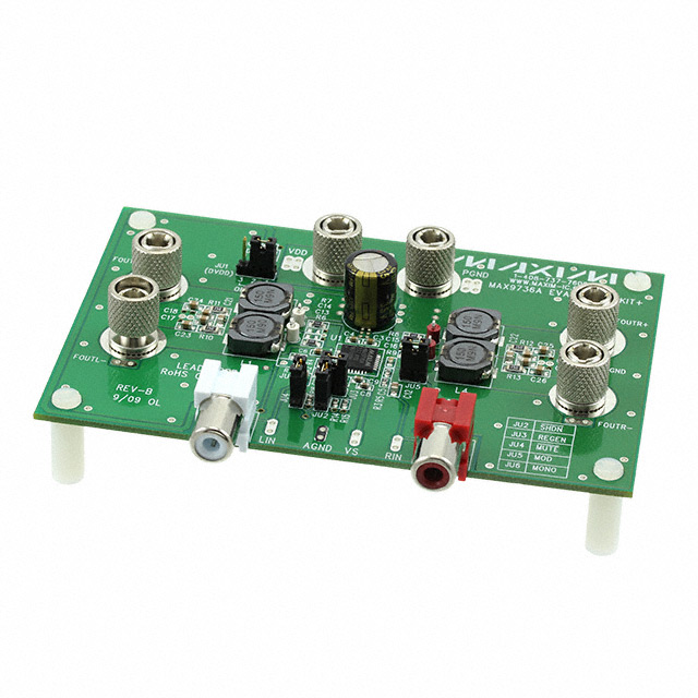 MAX9736AEVKIT+ Analog Devices Inc./Maxim Integrated  Cartes d'évaluation - Amplificateurs audio